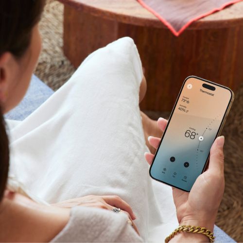 A smart thermostat is an example of smart technology
